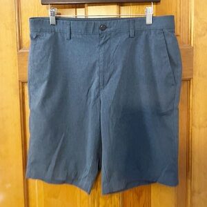 PGA Tour Flat Front Classic Shorts Mens Size‎ 34 Blue Golf Outdoor Athletic
